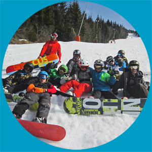 Cours collectifs snowboard au Lac Blanc